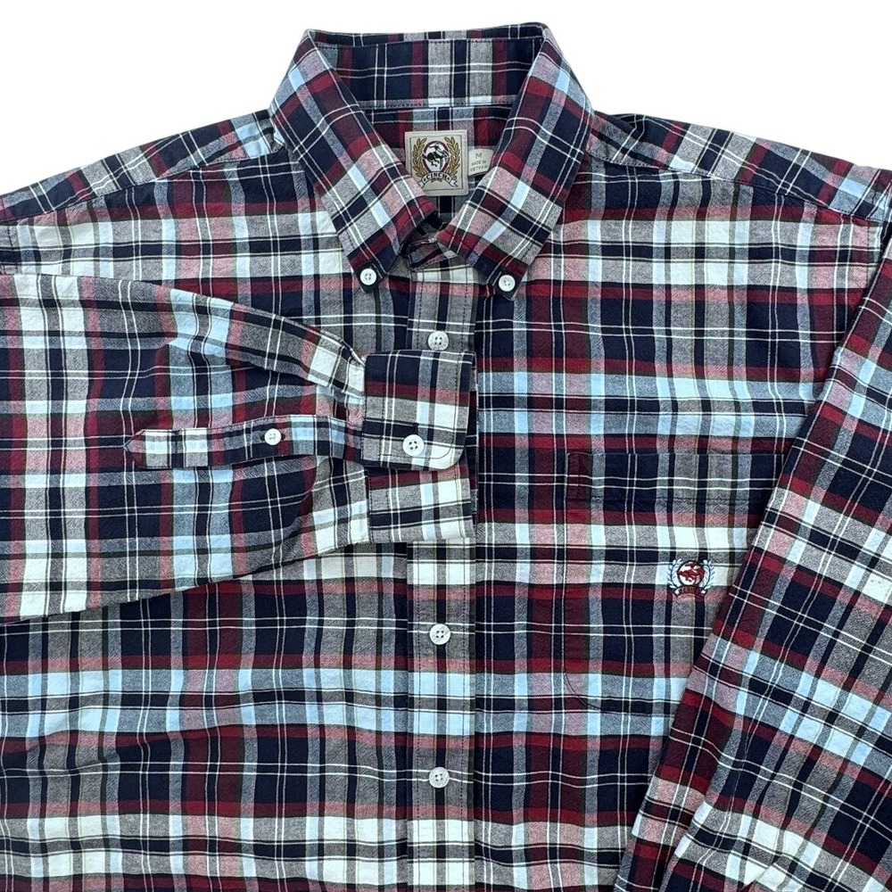 Cinch Plaid Button Down Shirt Long Sleeve Western Casual‎ Mens Size M